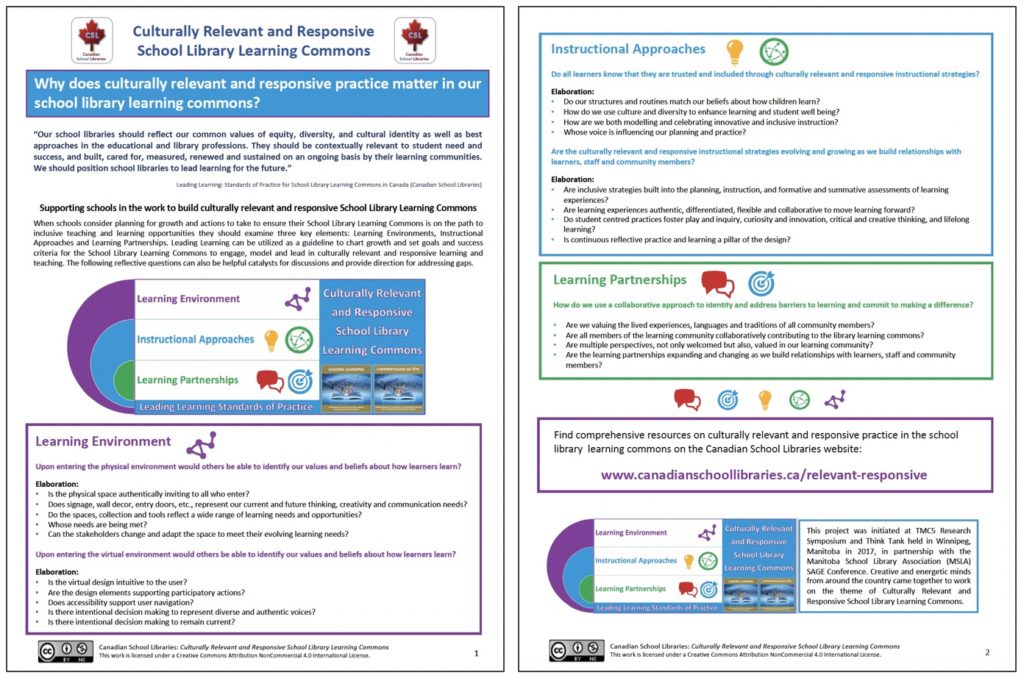 Culturally Relevant and Responsive SLLC: Planning Tools – Canadian ...