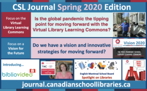 CSL Journal Spring 2020 Edition – Canadian School Libraries